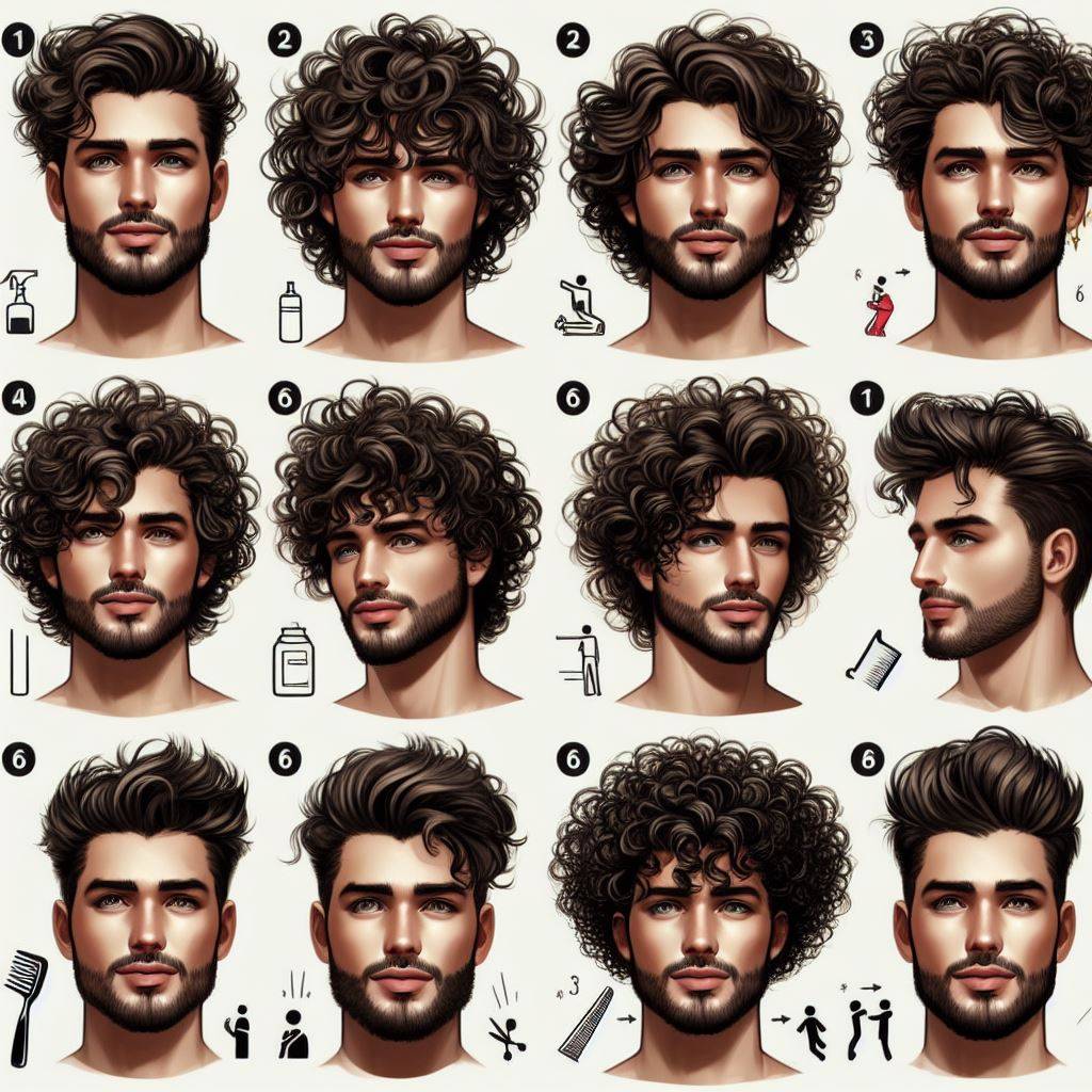 How To Style Men's Curly Hair